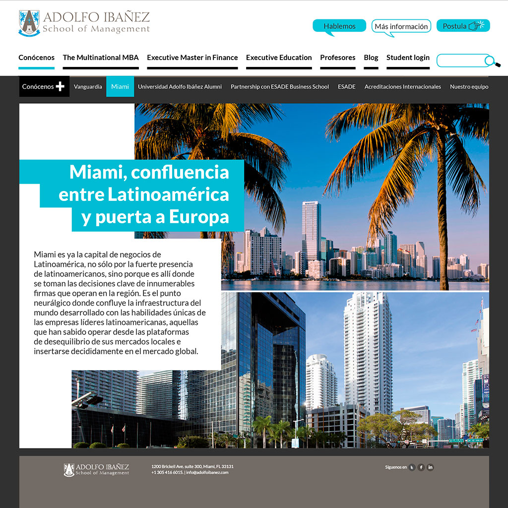 Página Web Miami
