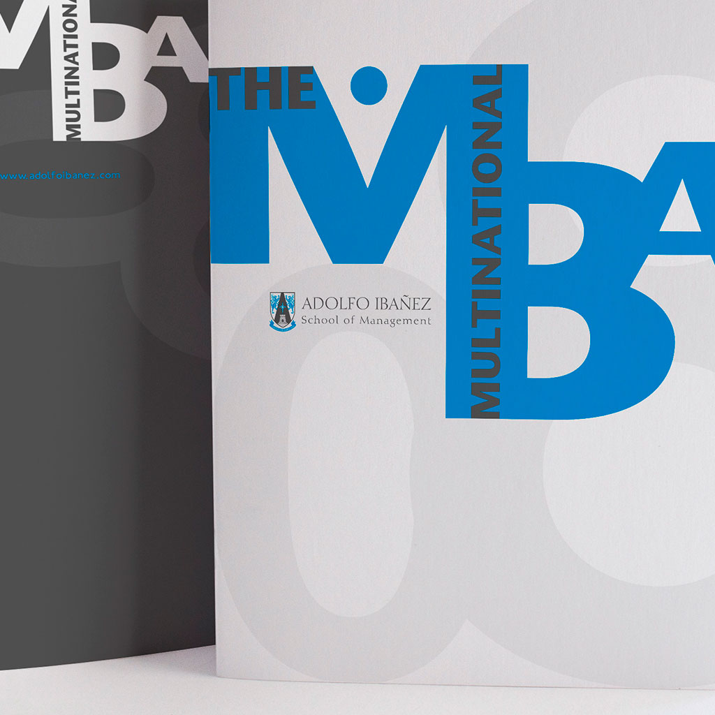 Diseño de folleto Multinational MBA 2008