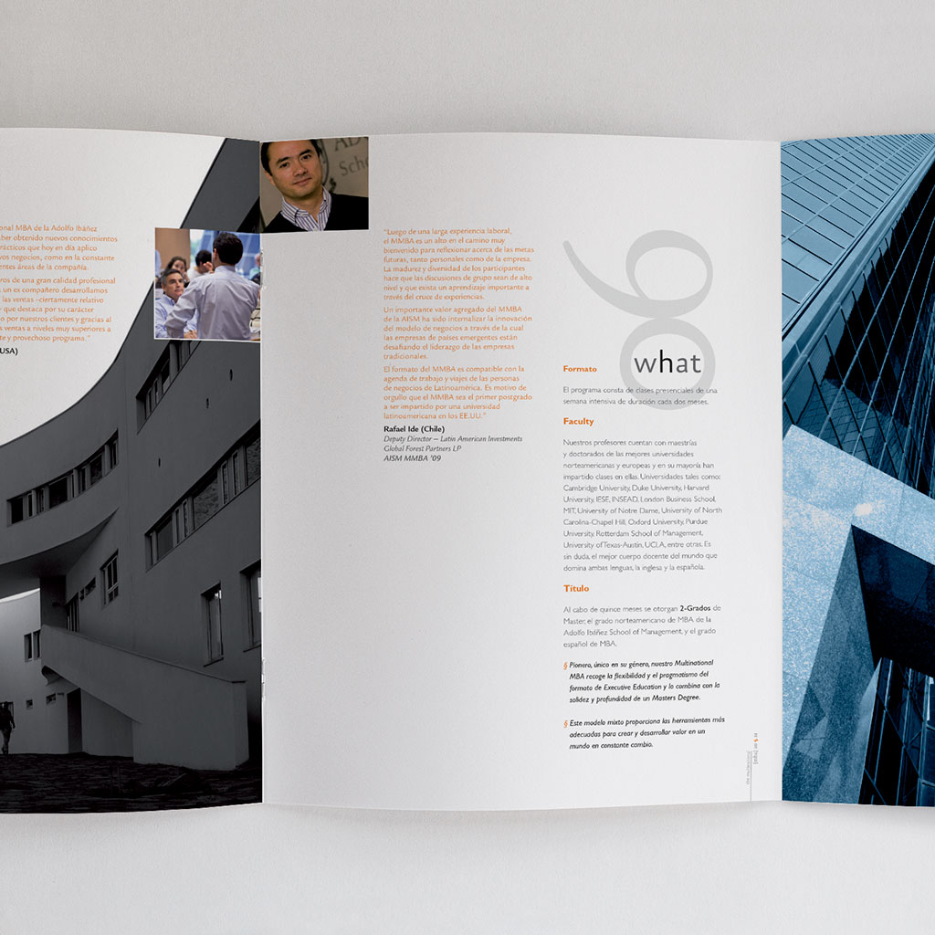 Diseño de Brochure MMBA 2012