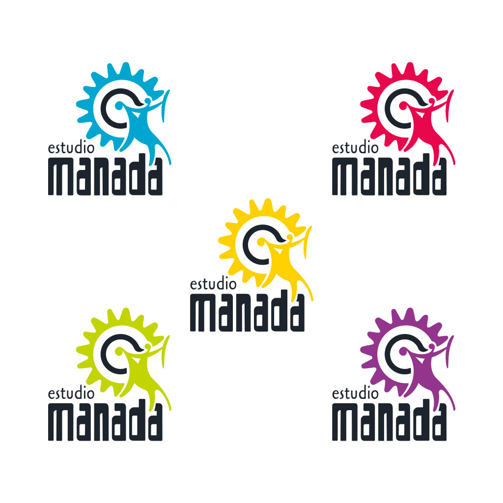 Versiones de color logotipo estudioManada